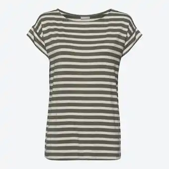 NKD Damen-T-Shirt mit Glitzerstreifen Angebot