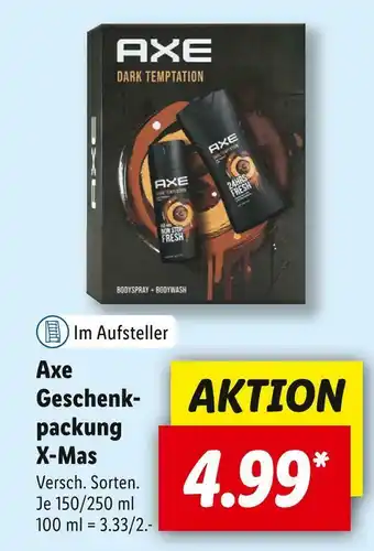 Lidl Axe geschenkpackung x-mas Angebot