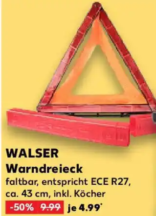 Kaufland WALSER Warndreieck Angebot