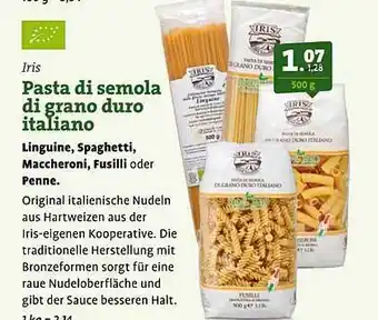 Ebl Naturkost Pasta di Semola di Grano duro italiano Angebot