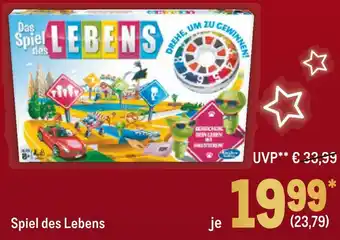 METRO Hasbro spiel des lebens Angebot