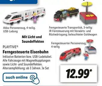 Lidl Playtive ferngesteuerte eisenbahn Angebot