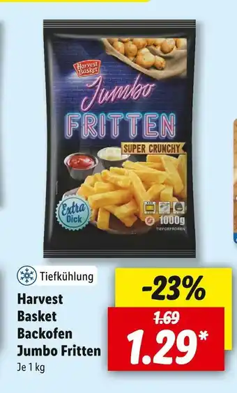 Lidl Harvest basket backofen jumbo fritten Angebot