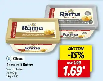 Lidl Rama butter Angebot