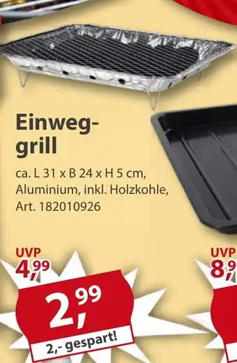 Sonderpreis Baumarkt Einweg- grill Angebot
