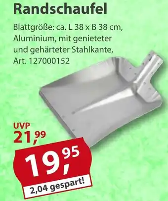 Sonderpreis Baumarkt Randschaufel Angebot