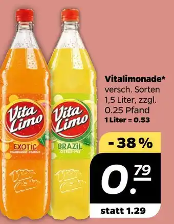 NETTO Vitalimonade Angebot