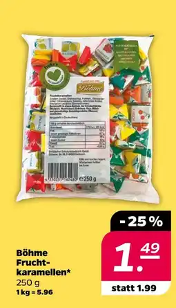 NETTO Böhme fruchtkaramellen Angebot