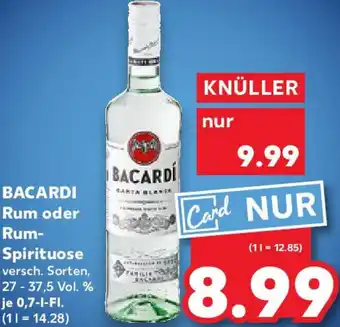 Kaufland BACARDI Rum oder Rum Spirituose Angebot