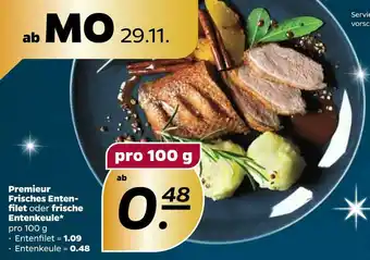 NETTO Premieur frisches entenfilet oder frische entenkeule Angebot