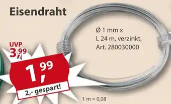 Sonderpreis Baumarkt Eisendraht Angebot