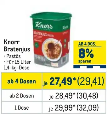 METRO Knorr Bratenjus Angebot
