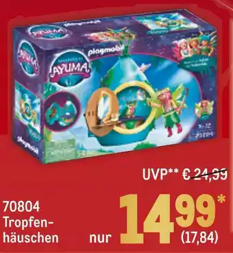 METRO Playmobil ayuma 70804 tropfenhäuschen Angebot