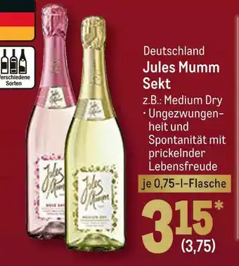 METRO Jules mumm sekt Angebot