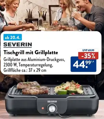 Aldi Nord SEVERIN Tischgrill mit Grillplatte Angebot