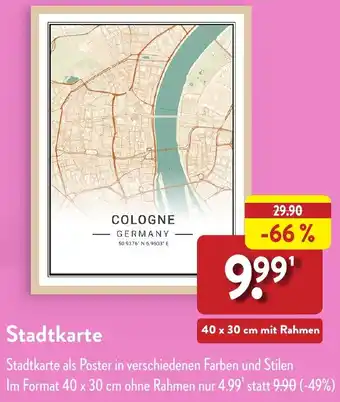 Aldi Nord Stadtkarte Angebot