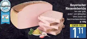 E-Center Bayerischer Riesenleberkäs Angebot