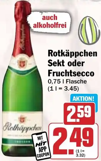 Hit Rotkäppchen Sekt oder Fruchtsecco Angebot