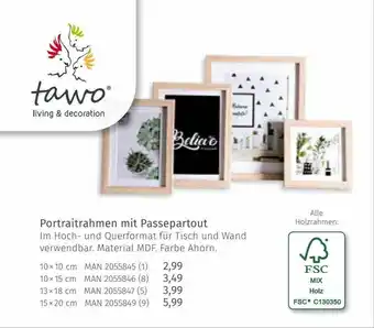 Müller Portraitrahmen Mit Passepartout Angebot