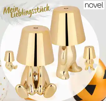 Zurbrüggen Novel Akku-Tischleuchte Männchen Gold Angebot