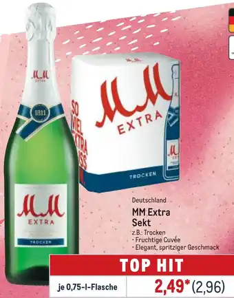 METRO MM Extra Sekt Angebot