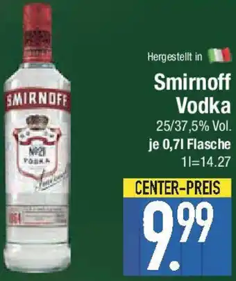 E-Center Smirnoff Vodka Angebot
