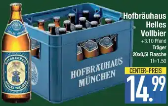 E-Center Hofbräuhaus Helles Vollbier Angebot
