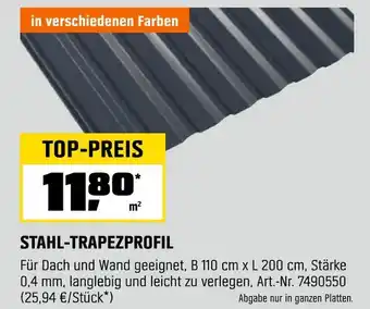 OBI Stahl-trapezprofil Angebot