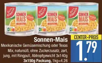 E-Center Gut & Günstig Sonnen-Mais Angebot