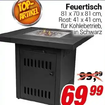 CENTERSHOP Feuertisch Angebot