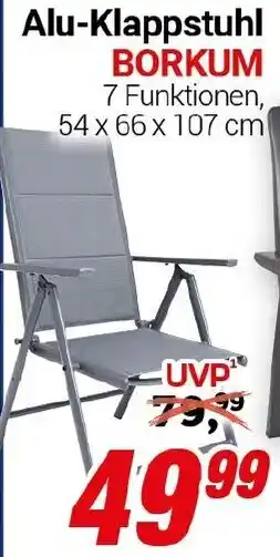 CENTERSHOP Alu-Klappstuhl BORKUM Angebot
