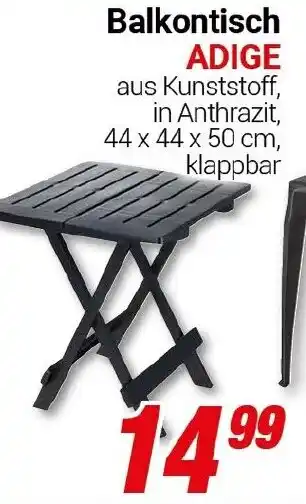 CENTERSHOP Balkontisch ADIGE Angebot