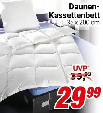 CENTERSHOP Daunen- Kassettenbett Angebot