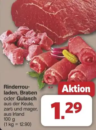 Famila Nord West Rinderrou- laden, Braten oder Gulasch Angebot