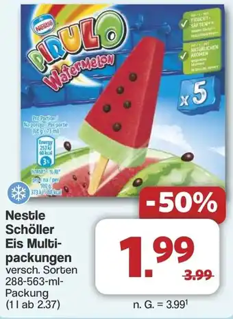 Famila Nord West Nestle Schöller Eis Multi- packungen Angebot