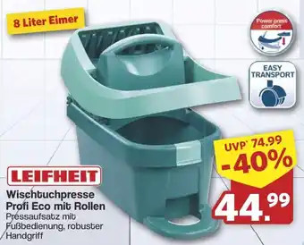 Famila Nord West LEIFHEIT Wischtuchpresse Profi Eco mit Rollen Angebot