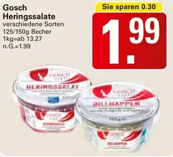 WEZ Gosch Heringssalate Angebot