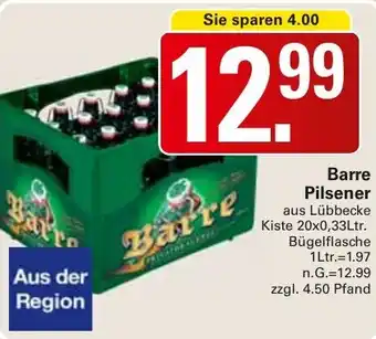 WEZ Barre Pilsener Angebot