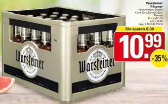 WEZ Warsteiner Pilsener Angebot