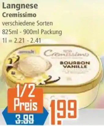 Klaas und Kock Langnese Cremissimo Angebot