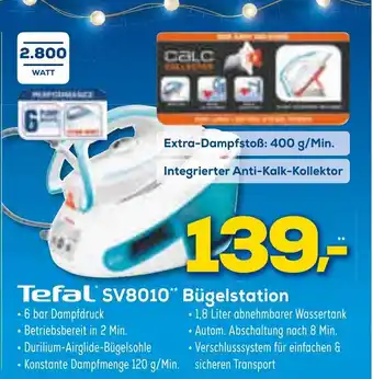 Euronics XXL Tefal SV8010 Bügelstation Angebot