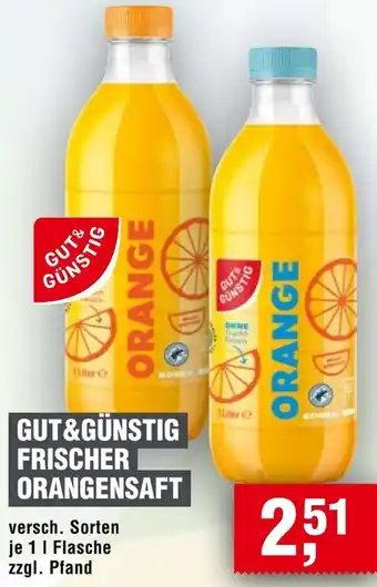 Handelshof Gut&günstig frischer orangensaft Angebot