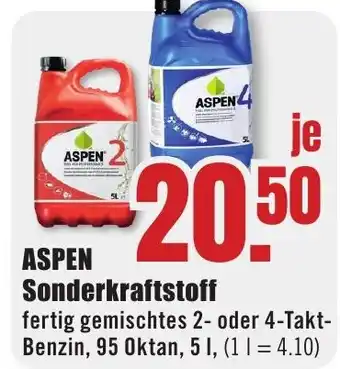 B1 Discount Baumarkt ASPEN Sonderkraftstoff Angebot