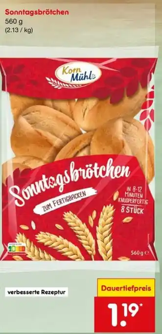 Netto Marken-Discount Sonntagsbrötchen Angebot