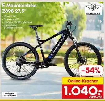 Netto Marken-Discount E-Mountainbike Z898 27,5 Angebot