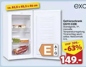 Famila Nord Ost Gefrierschrank GS111-330E Angebot