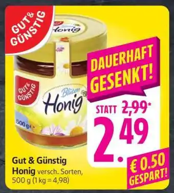 Edeka Gut & Günstig Honig Angebot