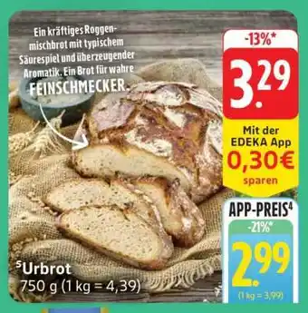 Edeka Urbrot Angebot