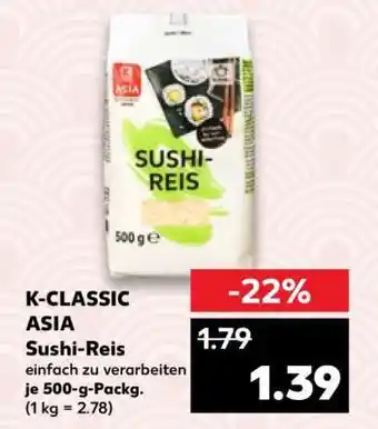 Kaufland Sushi-Reis Angebot