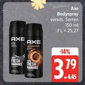 Edeka Axe Bodyspray Angebot